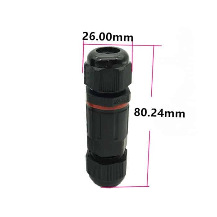 XYS20 IP68 Wasserdichter 3-poliger gerader Kabelstecker – Bild 3