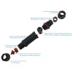 XYS20 IP68 Wasserdichter 3-poliger gerader Kabelstecker – Bild 5