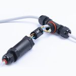 XY25 IP68 Wasserdichter 3-poliger T-Kabelstecker – Bild 3