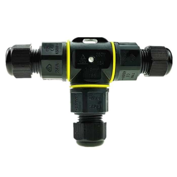 XYT21 IP68 Wasserdichter 3-poliger T-Kabelstecker – Bild 1