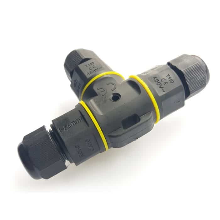XYT21 IP68 Wasserdichter 3-poliger T-Kabelstecker – Bild 5