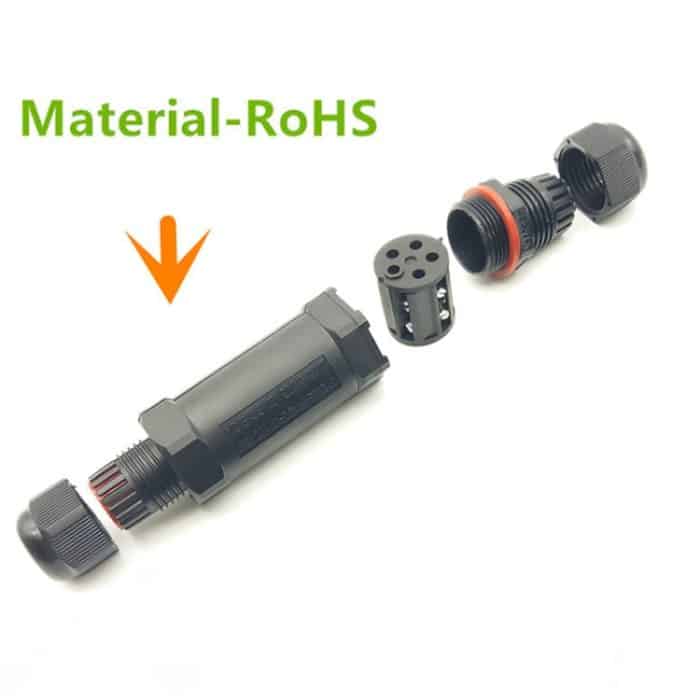 XY25 IP68 Wasserdichter 5-poliger gerader Kabelstecker – Bild 4