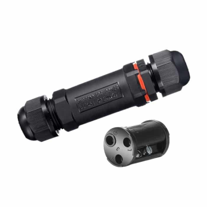 XY20 IP68 Wasserdichter 3-poliger gerader Kabelstecker – Bild 1