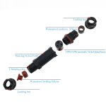 XY20 IP68 Wasserdichter 3-poliger gerader Kabelstecker – Bild 7