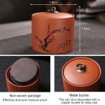 Keramik-Teekanne aus rotem Geschirr, versiegelter Teebehälter – Bild 3