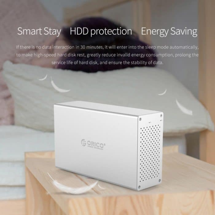 ORICO Honeycomb Serie WS400C3 SATA 3,5 Zoll USB-C / Typ C 4-fach Gehäuse aus Aluminiumlegierung HDD / SSD-Gehäuse, maximale Unterstützungskapazität: 40 TB – Bild 10