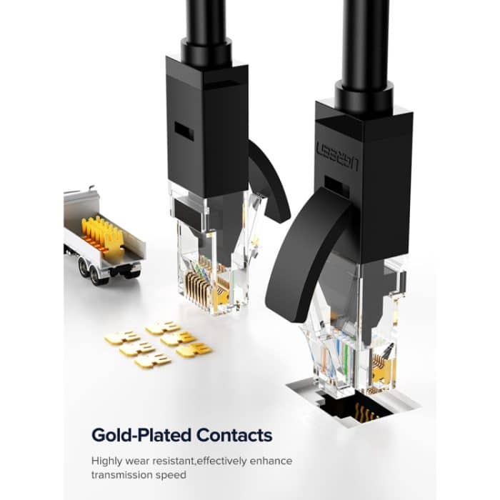 UGREEN NW102 Cat6 RJ45 Haushalts-Gigabit-Twisted-Pair-Rund-Ethernet-Kabel, 1m, 2m, 3m, 5m, 8m, 10m, 15m, 20m – Bild 6
