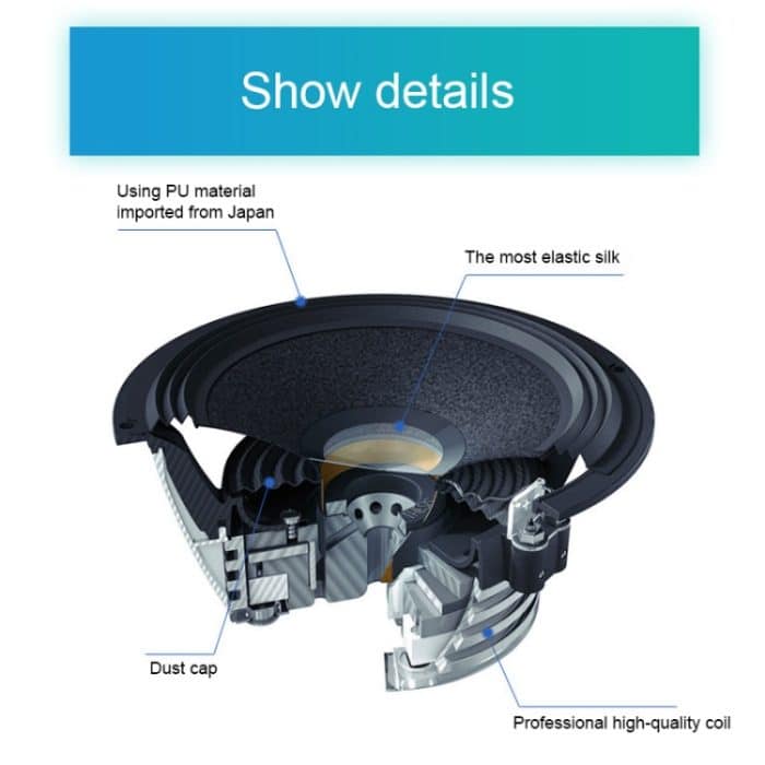 FT-4002 Holz-Wireless-Bluetooth-tragbare Retro-Subwoofer-Lautsprecher, unterstützt TF-Karte und USB-MP3-Wiedergabe, Black Wood Grain, Yellow Wood Grain, Red Wood Grain – Bild 4
