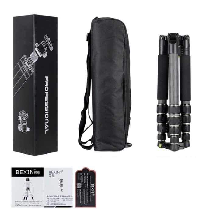 BEXIN BX285C K36 Tragbares Kohlefaser-Stativ für Dslr Digital DV Camcorder – Bild 6