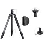 BEXIN W284C H36 Professionelles Fotostativ aus Kohlefaser für DSLR-Kameras – Bild 3
