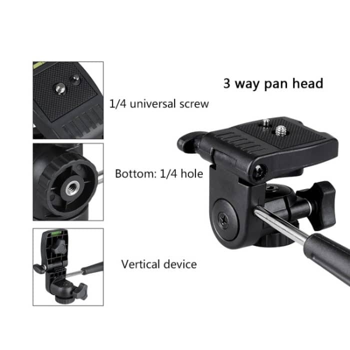 BEXIN MS16 Kleine leichte Tischkamera Stativ für Telefon DSLR-Kamera – Bild 4