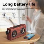D10 Bluetooth 4.2 Tragbarer Bluetooth-Handlautsprecher aus Holz, D10(Red Wood Texture), D10(Bamboo Texture) – Bild 5