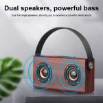 D10 Bluetooth 4.2 Tragbarer Bluetooth-Handlautsprecher aus Holz, D10(Red Wood Texture), D10(Bamboo Texture) – Bild 10