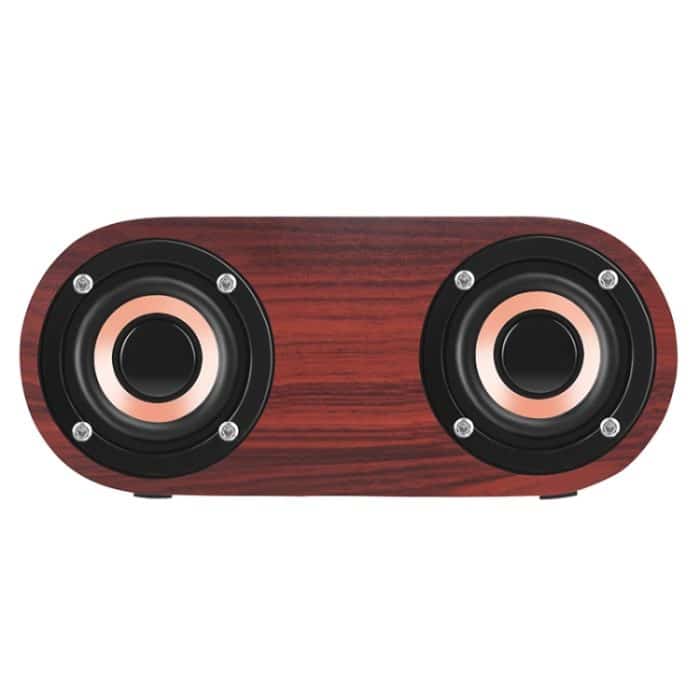 Q8 Bluetooth 4.2 Klassischer Bluetooth-Lautsprecher mit Doppelhörnern aus Holz, Q8(Red Wood Texture), Q8(Walnut Texture) – Bild 13