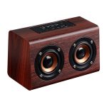 W7 Bluetooth 4.2 Bluetooth-Lautsprecher mit Doppelhörnern aus Holz, W7(Red Wood Texture), W7(Light Yellow Wood Texture) – Bild 12