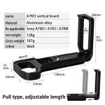 BEXIN A73 L-Platte Kamera Vertikalklappe für A7M3 A7III A7RIII Kamera – Bild 7