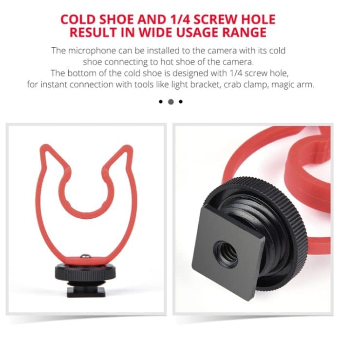 YELANGU MIC11 SLR-Kamera Mobiltelefon Zweiwege-Aufnahmemikrofon – Bild 15