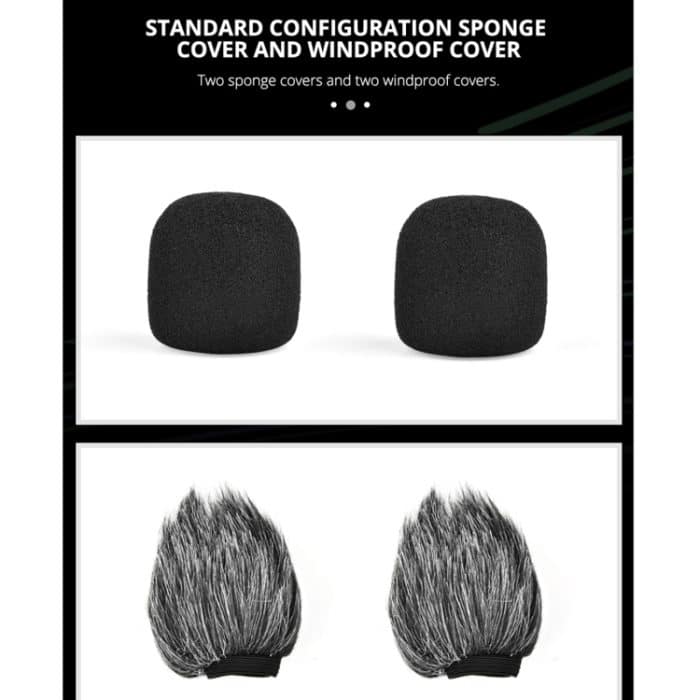 YELANGU MIC11 SLR-Kamera Mobiltelefon Zweiwege-Aufnahmemikrofon – Bild 16