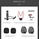 YELANGU MIC11 SLR-Kamera Mobiltelefon Zweiwege-Aufnahmemikrofon – Bild 4