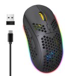 HXSJ T90 RGB Light Drei-Modus-Wireless-Gaming-Maus – Bild 2