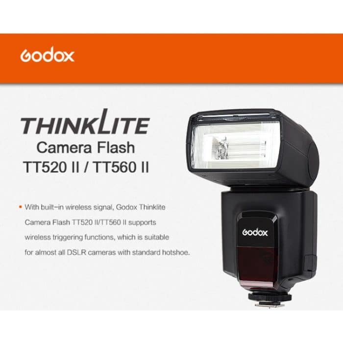 Godox TT520II 433 MHZ Wireless 1/300s-1/2000s HSS Blitz Speedlite Kamera Top Fill Licht für Canon/Nikon DSLR Kameras, TT520II – Bild 7