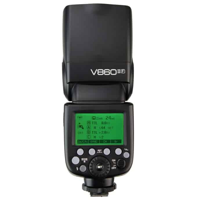 Godox V860IIF 2,4 GHz Wireless 1/8000s HSS-Blitz Speedlite-Kamera-Top-Fill-Licht für Fujifil DSLR-Kameras, V860IIF for Fujifilm – Bild 5