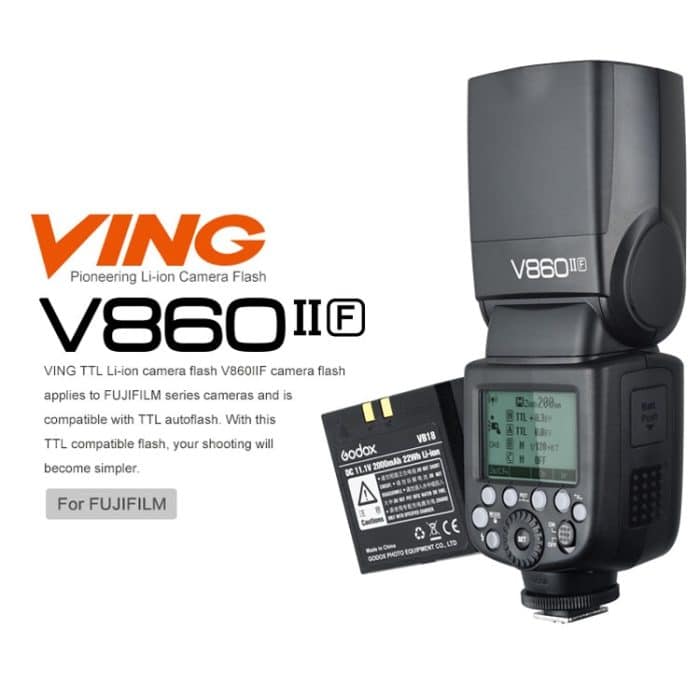 Godox V860IIF 2,4 GHz Wireless 1/8000s HSS-Blitz Speedlite-Kamera-Top-Fill-Licht für Fujifil DSLR-Kameras, V860IIF for Fujifilm – Bild 6