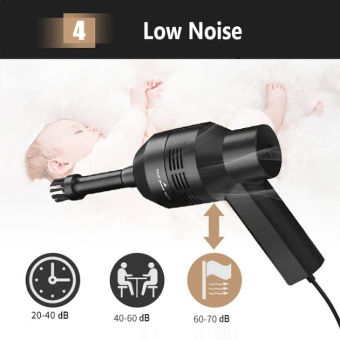 HK-6019D Tragbarer Haushaltsauto-Handheld-Mini-USB-Staubsauger Staubsammler-Reinigungswerkzeuge, HK-6019D – Bild 9