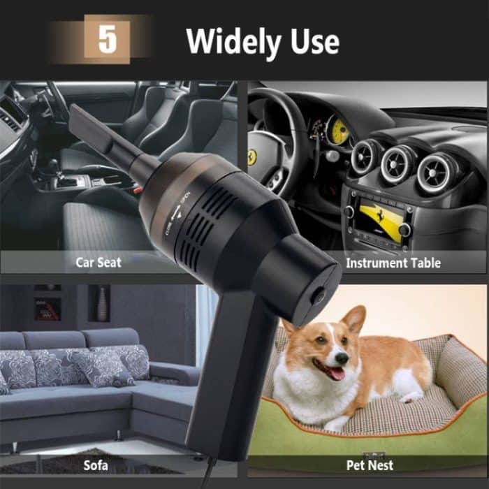 HK-6019D Tragbarer Haushaltsauto-Handheld-Mini-USB-Staubsauger Staubsammler-Reinigungswerkzeuge, HK-6019D – Bild 10