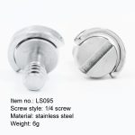 Exin ls095 2 teile d ringschrauben kamera platte montage 1/4 Zoll Quick Release-Schrauben – Bild 6