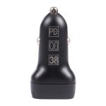 QC USB + USB-C / Typ-C Dual Ports Schnelllade-Autoladegerät mit leuchtender Blende – Bild 3