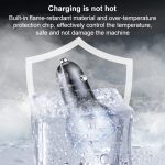 QC USB + USB-C / Typ-C Dual Ports Schnelllade-Autoladegerät mit leuchtender Blende – Bild 5