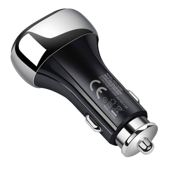 YSY-312PD QC3.0 USB + PD 18W USB-C / Typ-C Dual Ports Schnelllade-Autoladegerät, PD 18W – Bild 4