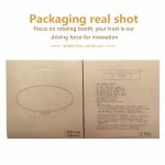 20 cm USB-elektrischer rotierender Drehteller-Displayständer, Videoaufnahme-Requisiten-Drehteller für Fotografie, Belastung: 8 kg, 20cm(Black Velvet), 20cm (White Base Black Velvet), 20cm (White Base White Velvet) – Bild 6