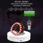 14,6 cm USB-elektrischer rotierender Drehteller-Displayständer, Videoaufnahme-Requisiten-Drehteller für Fotografie, Belastung: 10 kg, 14.6cm, 14.6cm(Black Mirror), 14.6cm (White Mirror) – Bild 6