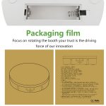 14,6 cm USB-elektrischer rotierender Drehteller-Displayständer, Videoaufnahme-Requisiten-Drehteller für Fotografie, Belastung: 10 kg, 14.6cm, 14.6cm(Black Mirror), 14.6cm (White Mirror) – Bild 7