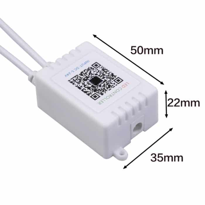 JH-RGB02 DC5,5 x 2,1 mm Schnittstelle, Bluetooth-LED-RGB-Controller mit 24-Tasten-Fernbedienung, JH-RGB02 – Bild 3