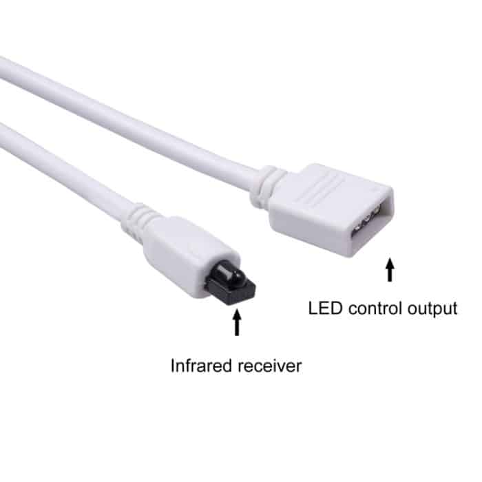 JH-RGB02 DC5,5 x 2,1 mm Schnittstelle, Bluetooth-LED-RGB-Controller mit 24-Tasten-Fernbedienung, JH-RGB02 – Bild 5