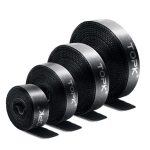 4 Stück wiederverwendbare und teilbare Nylon-Kabelbinder mit Klettverschluss, 1m, 2m, 3m, 5m