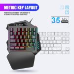 HXSJ P6 + V100 + J900 Tastatur-Maus-Konverter + Einhandtastatur + Gaming-Maus-Set – Bild 6