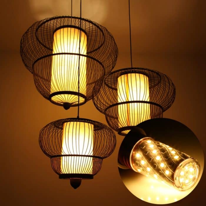 Dreifarbig dimmbare Maisglühbirne SMD 2835, E27 16W 700LM 84LEDs, E14 16W 700LM 84LEDs, E27 12W 500LM 60LEDs, E14 12W 500LM 60LEDs – Bild 9