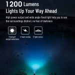 WUBEN H1 LED starkes Licht im Freien USB-Wiederaufladbarer Scheinwerfer – Bild 6