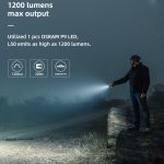 WUBEN L50 Outdoor Portable LED Starke Licht USB Wiederaufladbare Aluminium-Taschenlampe – Bild 5
