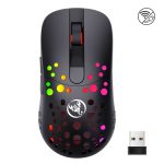 HXSJ T100 10000 DPI RGB-Makrodefinition, kabelgebunden, kabellos, Dual-Modus-Maus