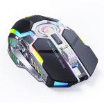 iMICE G7 bunte Streamer-Leuchten, wiederaufladbare, leise kabellose Maus, G7(Black), G7(Grey)