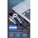 iMICE G7 bunte Streamer-Leuchten, wiederaufladbare, leise kabellose Maus, G7(Black), G7(Grey) – Bild 6