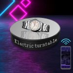 Intelligente APP-Bildschirmanzeige, elektrischer drehbarer Drehteller, Spiegelständer, Live-Übertragung, Videoaufnahmen, Requisiten, Plattenspieler