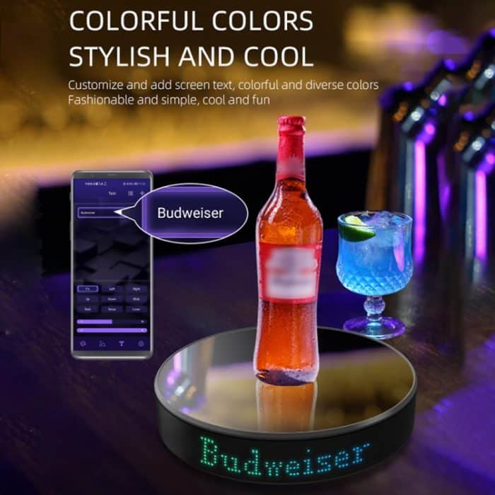 Intelligente APP-Bildschirmanzeige, elektrischer drehbarer Drehteller, Spiegelständer, Live-Übertragung, Videoaufnahmen, Requisiten, Plattenspieler – Bild 6