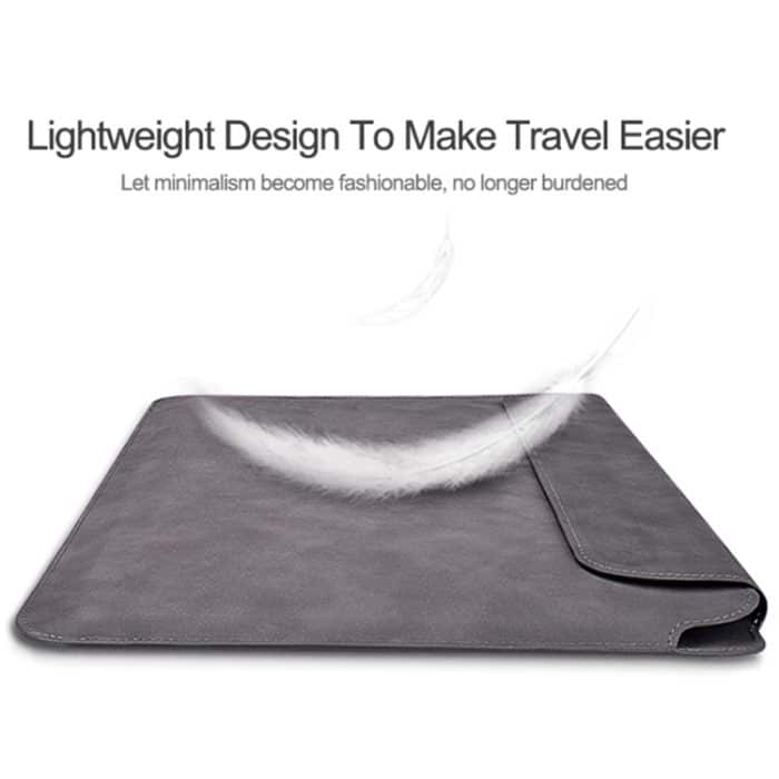 PU03 Leichte Notebook-Innentasche aus Schaffell, 13.3 inch, 14.1-15.4 inch – Bild 7