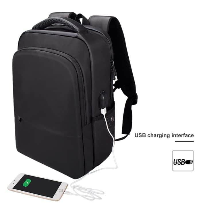 SJ01 Business Casual Computerrucksack mit USB-Ladeanschluss, 13-15 inch Universal, 15.6-17.3 inch Universal – Bild 8